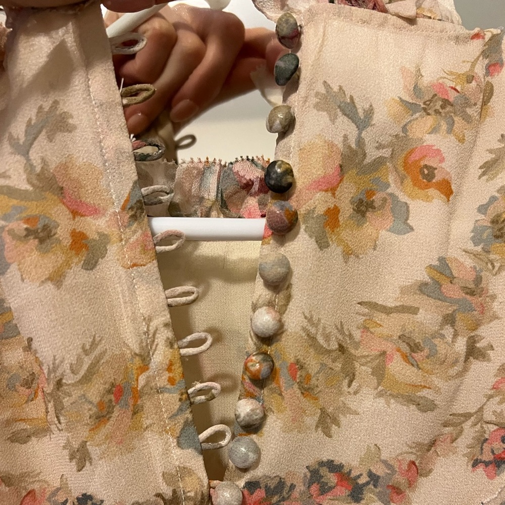Dôen Doen NWT Tiarella floral dress small - Picture 8 of 14
